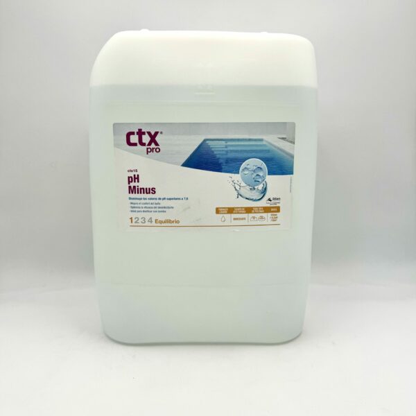 CTX 15 - PH Minus - Bidon de PH- 20L pour piscines