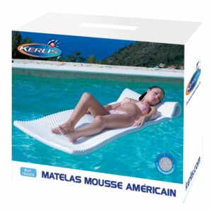 KERLIS – Matelas mousse Américain pour la piscine